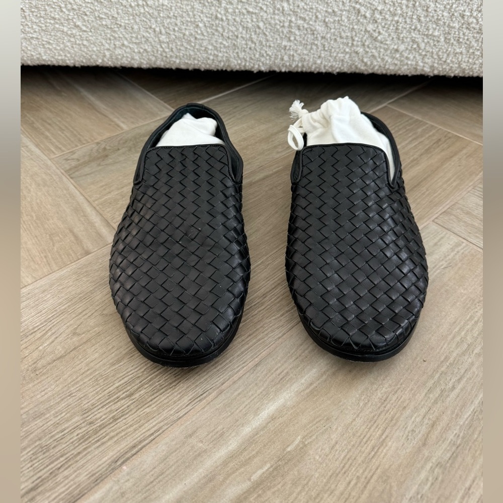 Men’s bottega loafers . Worn twice but expected wear at sole.